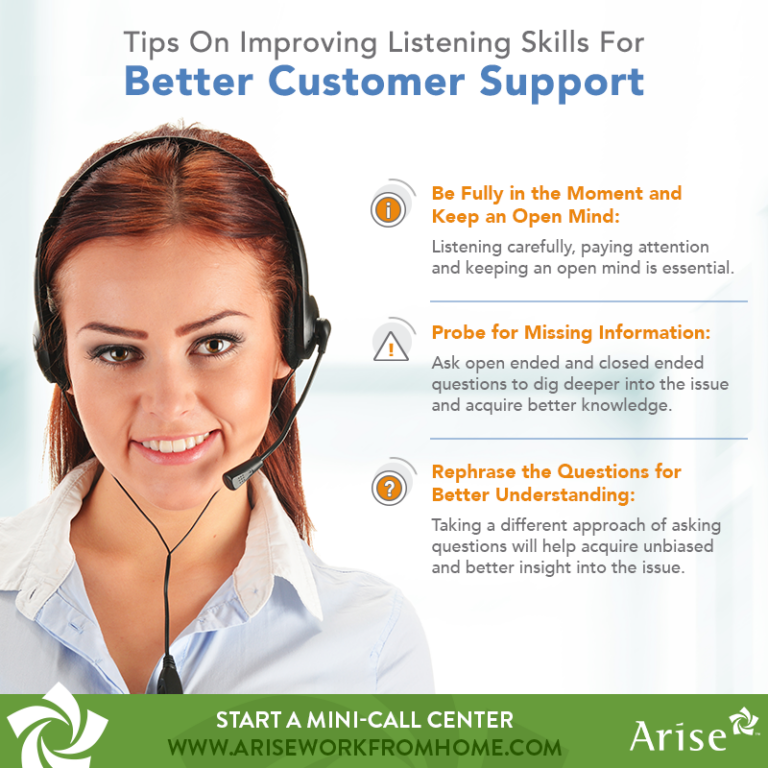 TIPS ON IMPROVING LISTENING SKILLS FOR BETTER CUSTOMER SUPPORT | Arise